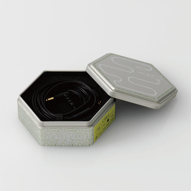 ＜MAKE CANS＞ 2-Pinブラックケーブル3.5mm